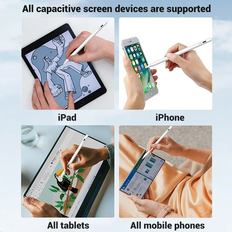 Universal Stylus Pen For Tablet Touch Pen Cover for iPad Pencil Huawei Lenovo Samsung Xiaomi Redmi Honor Oppo Vivo With Box