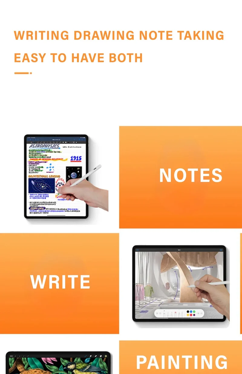 New Universal Stylus Pen for Tablet Touch Pen for iPad Apple Pencil Mobile Phone for Huawei Lenovo Samsung Phone Xiaomi Redmi