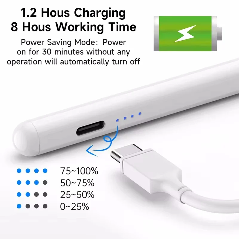 Universal Stylus Pen For Android IOS Windows Capacitive Screen Touch Pen For iPad Apple Pencil For Huawei Samsung Xiaomi Redmi