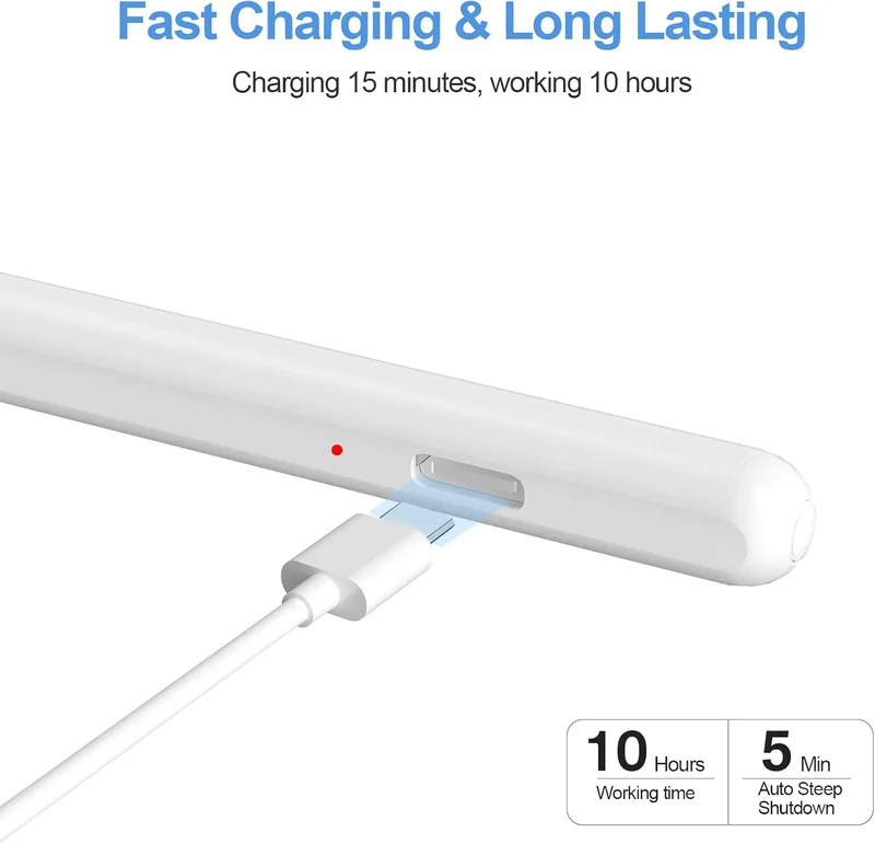 Stylus For Apple Pencil 2025 Magnetic Wireless Charging iPad 11 13 M2 M3 Pro 12.9 11 Air 4 5 Mini 6 for iPad Tilt Palm Rejection