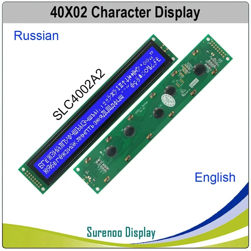402 40X2 4002 Russian Japanese English Character LCD Module Display Screen LCM Yellow Green Blue with LED Backlight
