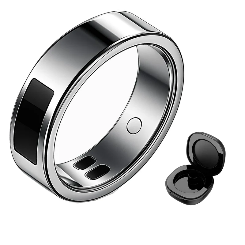 2026 Health Monitoring Smart Ring, Continuous Heart Rate Blood Oxygen Sleep Tracker, Silent Vibration Notification Smart Ring