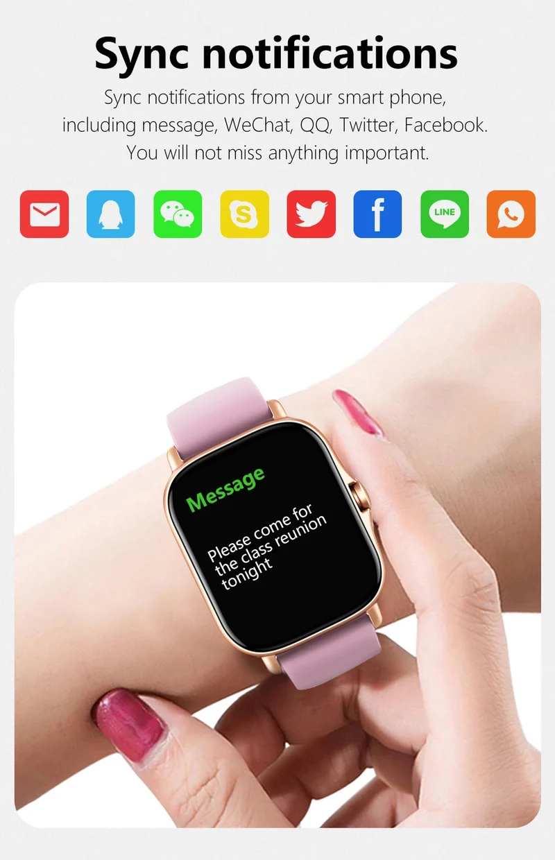 Sport Smart Watch Fitness Clock Health Monitor Waterproof Smartwatch Bluetooth Call Watches for Men Women IOS Android Phone 2025