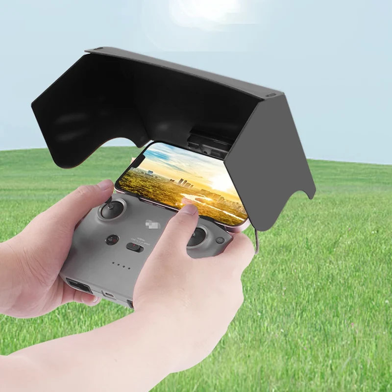 For DJI Mavic 3/Mini 2/Air 2/Air 2S/Mini 3 Pro RC-N1 Remote Controller Hood Sun Shade Mobile Phone Monitor Light Cover Drone