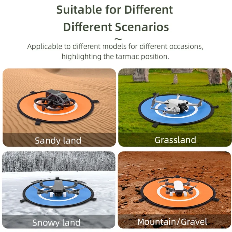 BRDRC Foldable Landing Pads for DJI Mavic 4 Pro/Air 3S/Neo 2/Mini 5 Pro/4 Pro/Mini 3/Mini 4K/2 Drone Mat Quadcopters Accessories