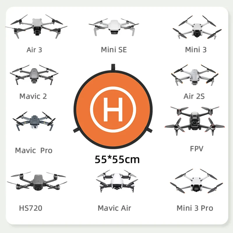 BRDRC Foldable Landing Pads for DJI Mavic 4 Pro/Air 3S/Neo 2/Mini 5 Pro/4 Pro/Mini 3/Mini 4K/2 Drone Mat Quadcopters Accessories