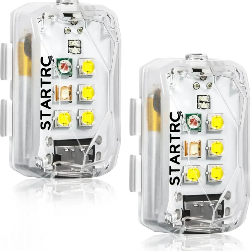 STARTRC Drone Strobe Light Anti Collision Light Rechargable Flash Led Lamplight for DJI Neo and All RC Drones Accessory 2pc