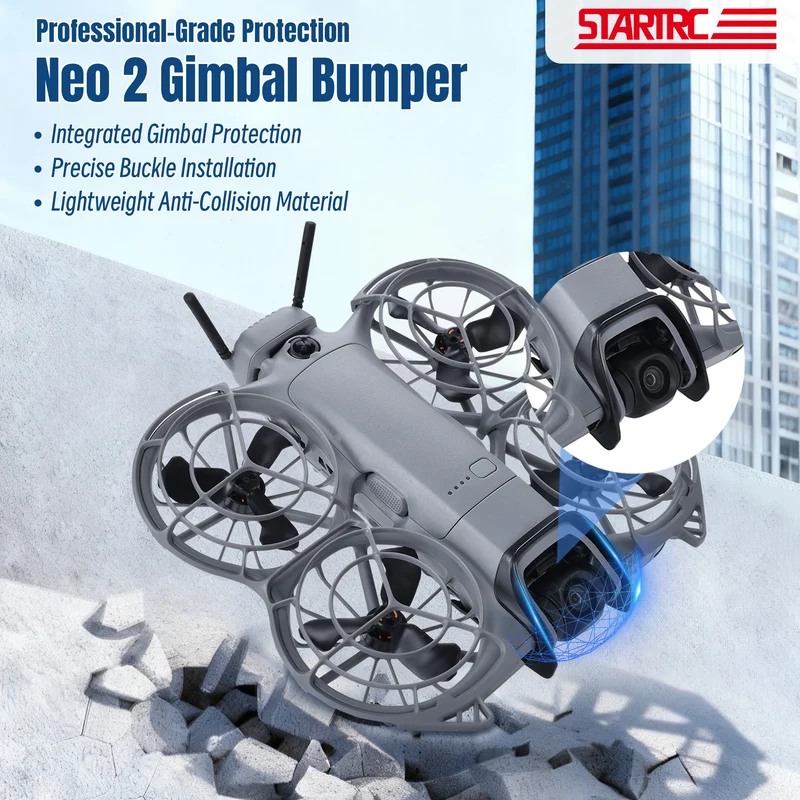 STARTRC Gimbal Bumper Guard for DJI Neo 2 Accessories ABS Anti-Collision Protection Guard Bar for DJI Neo 2 Drone Camera