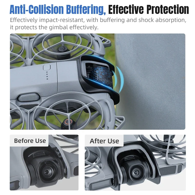 STARTRC Gimbal Bumper Guard for DJI Neo 2 Accessories ABS Anti-Collision Protection Guard Bar for DJI Neo 2 Drone Camera