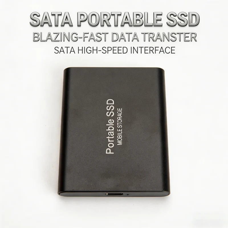 Highly cost-effective external hard drive, durable, efficient, and portable, with 256TB high-speed USB 3.1 Type C