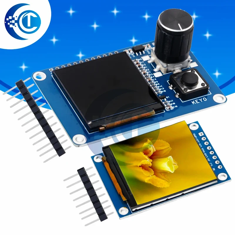 1.54 Inch 1.54" Full Color TFT Display Module HD IPS LCD LED Screen 240x240 SPI Interface ST7789 For Arduino