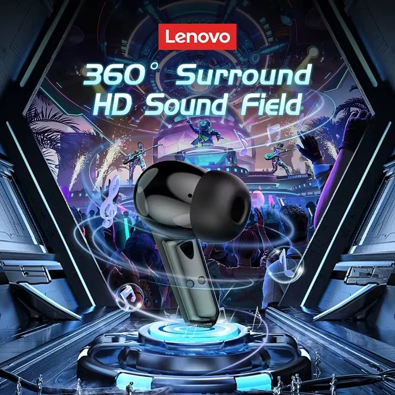Lenovo Bluetooth Wireless Headphones Built In Microphone USB Type C Charging Port Noise Isolating Comfortable Over Ear Headset C
