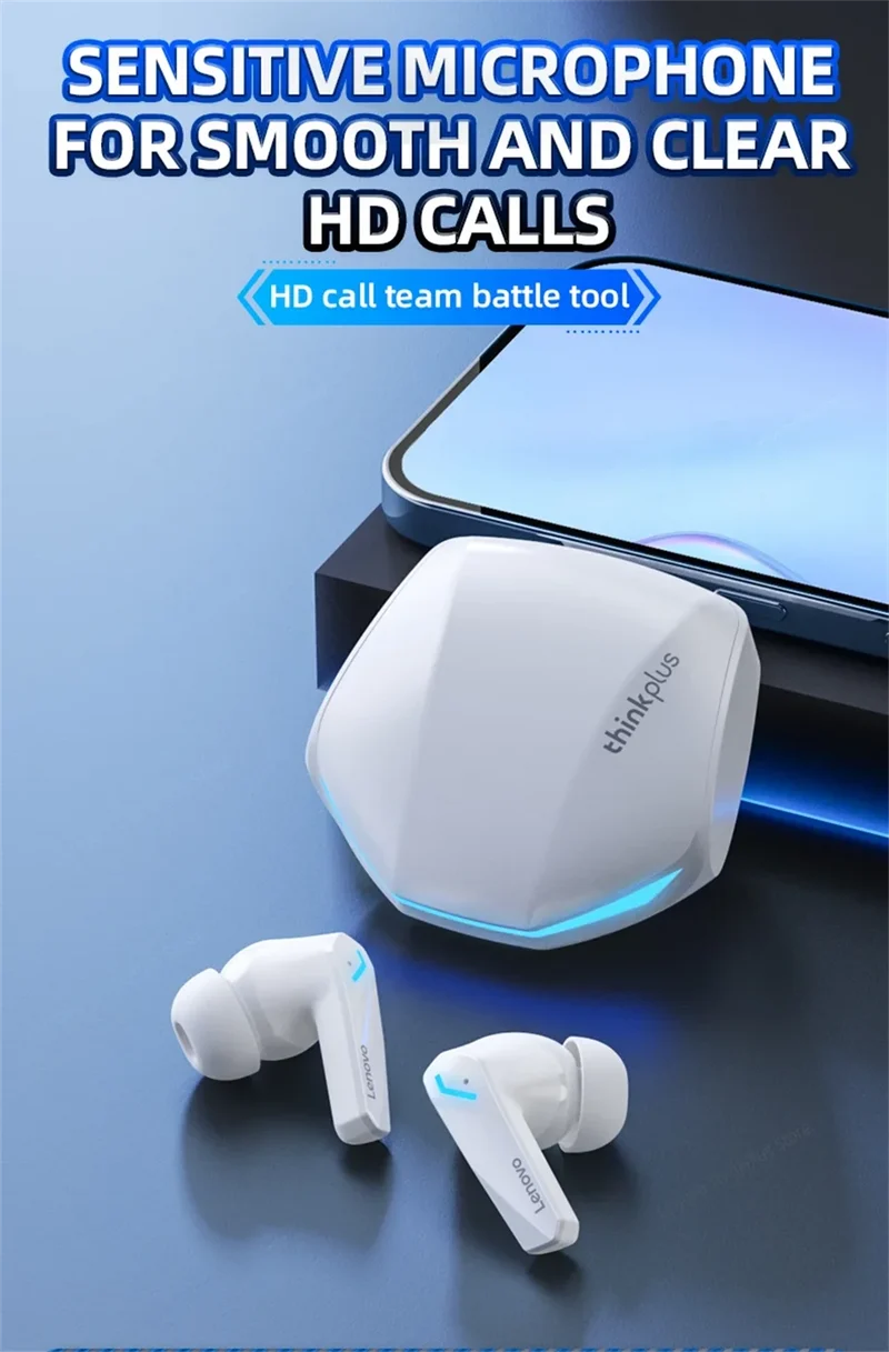 Lenovo Bluetooth Wireless Headphones Built In Microphone USB Type C Charging Port Noise Isolating Comfortable Over Ear Headset C