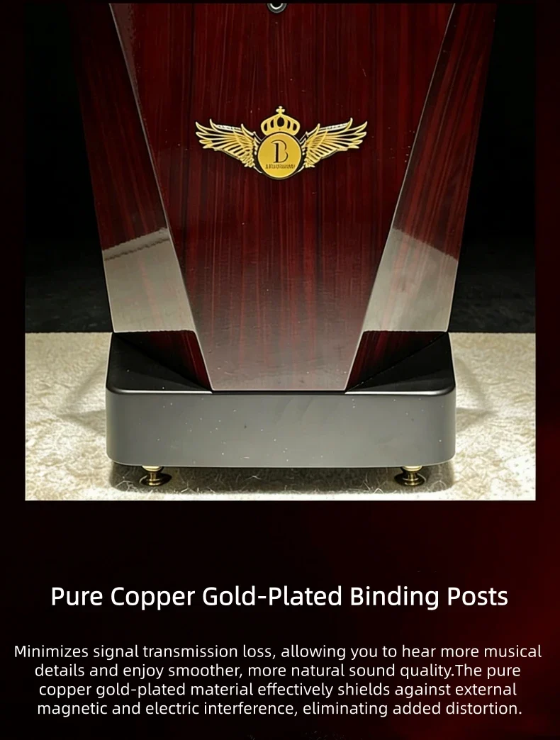 BL-8 Diamond 8 Flagship Hi-Fi Floor Standing Speakers, Audiophile High-End Passive Tower System for Home Audio