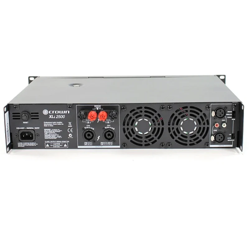 XLi 2500 Power Amplifier Professional Audio DJ Equipment Line Array Speakers Subwoofer Speakers Stage Wedding KTV Home Use