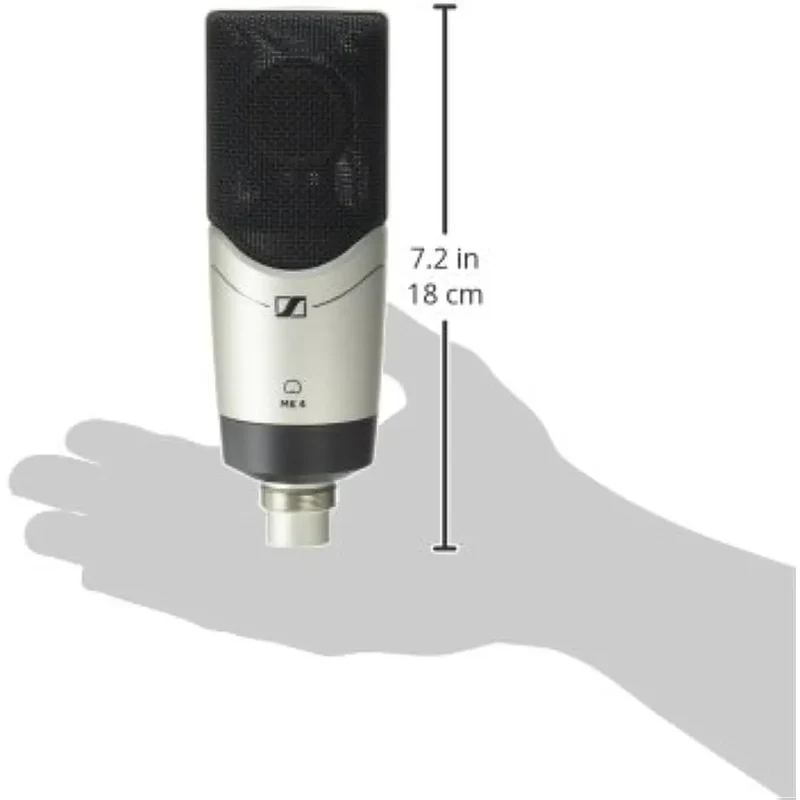 Sennheiser MK4 Professional Live Streaming Condenser Mic Low Noise Vocal Microphone For Online Singing Podcast Studio Recording