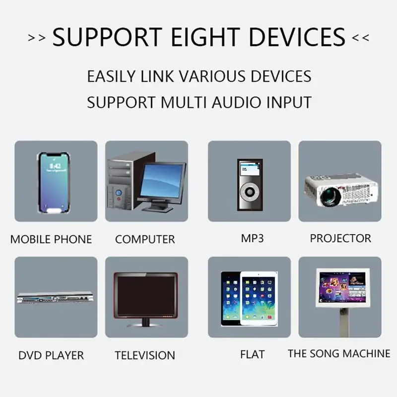 G919H 1000W Home Power Amplifiers Audio Bluetooth Amplificador Subwoofer Speakers Theater Audio Sound System FM USB 110V/220V