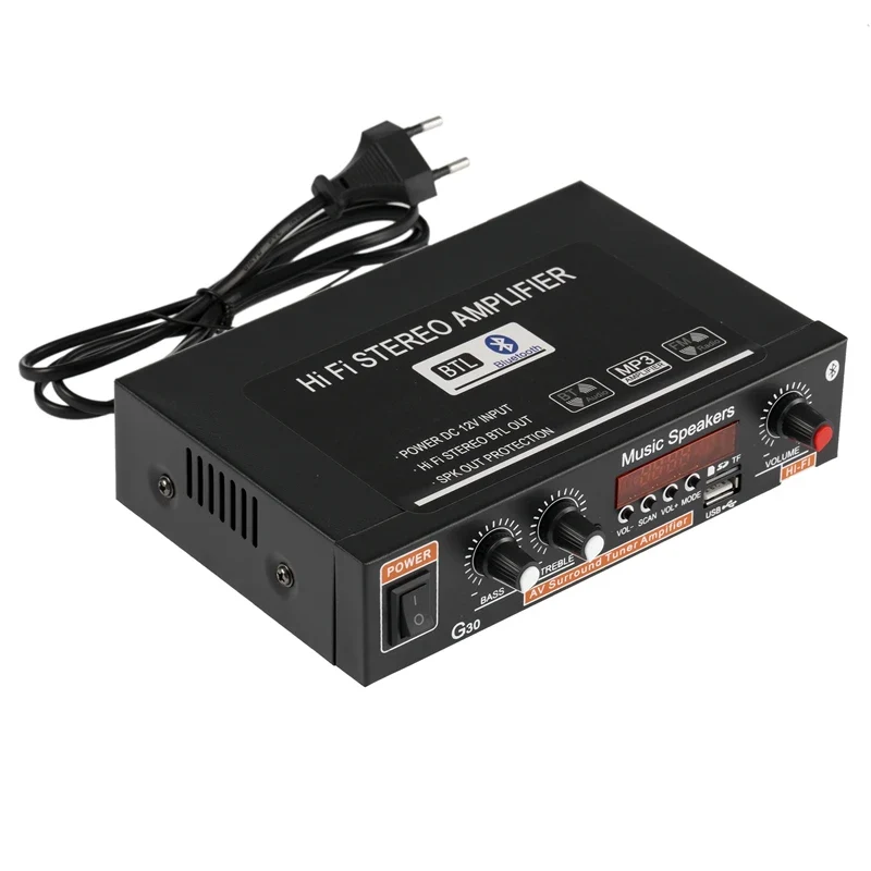 G919H 1000W Home Power Amplifiers Audio Bluetooth Amplificador Subwoofer Speakers Theater Audio Sound System FM USB 110V/220V