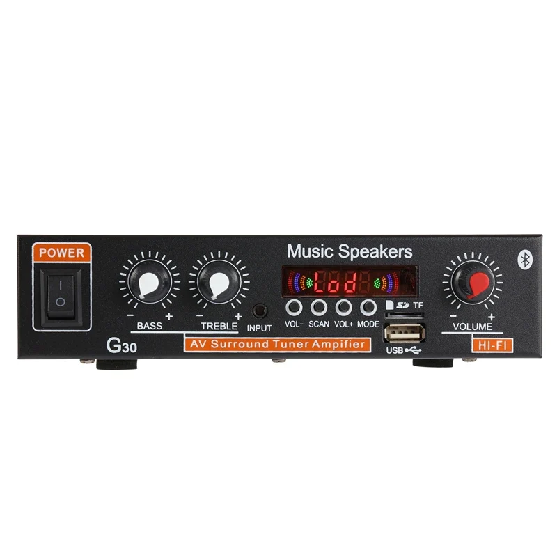G919H 1000W Home Power Amplifiers Audio Bluetooth Amplificador Subwoofer Speakers Theater Audio Sound System FM USB 110V/220V