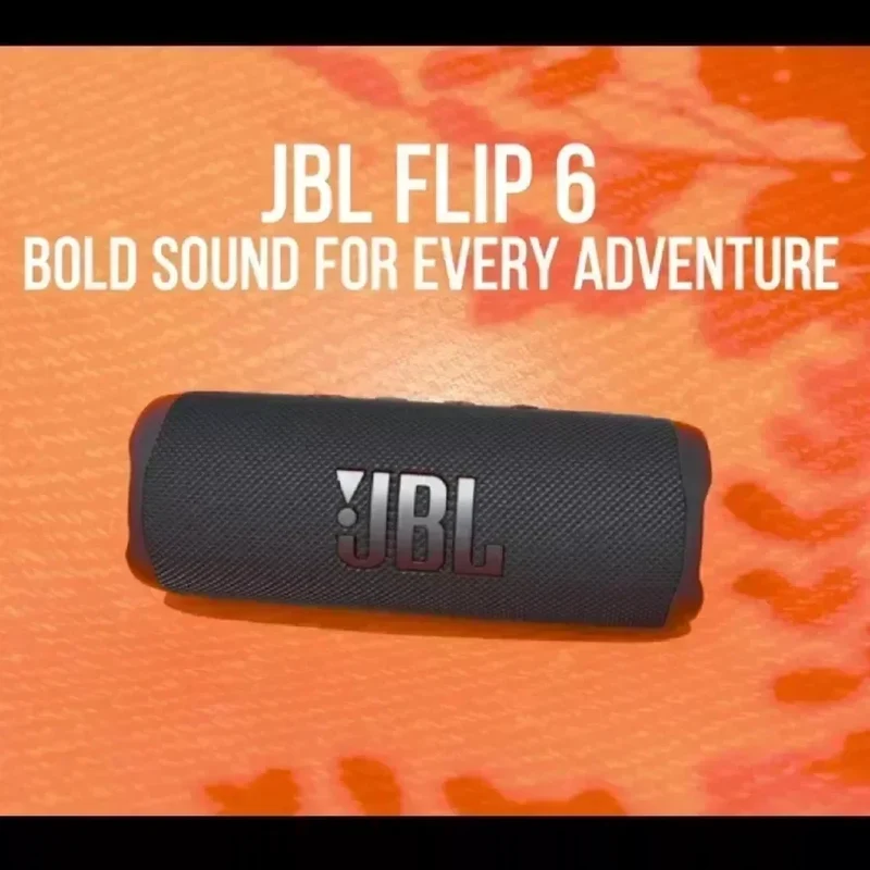 JBL FLIP 6 Wireless Bluetooth Speaker Portable IPX7 FLIP6 Waterproof Outdoor Stereo Bass Music Track Speaker Independent Tweeter