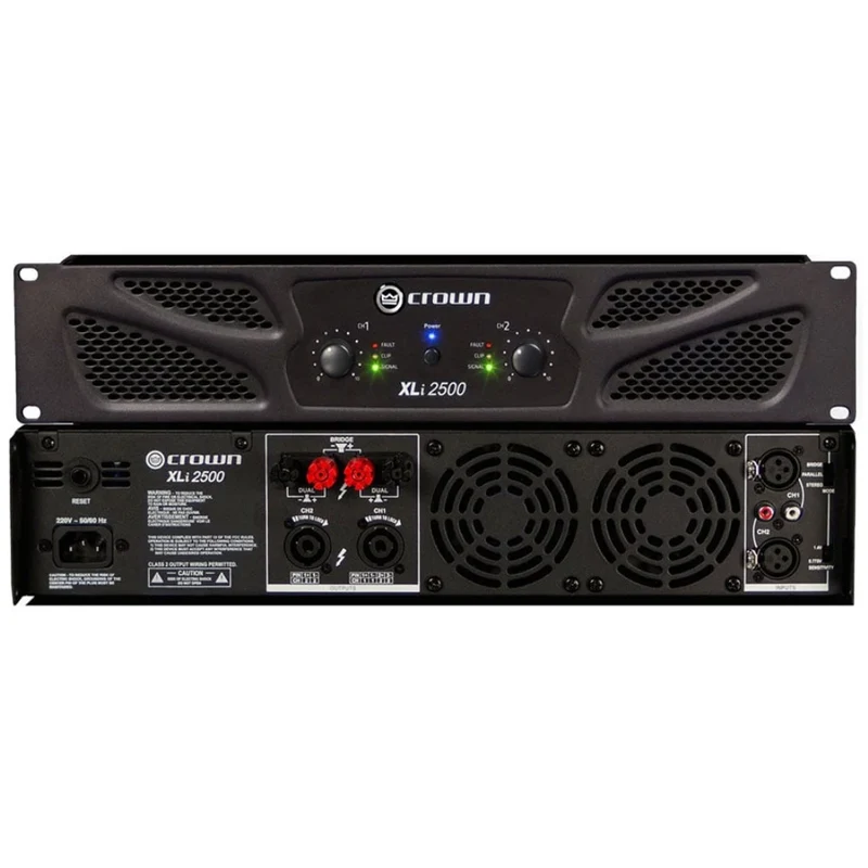 Professional Audio DJ Equipment XLi 2500 Power Amplifier Line Array Speakers Subwoofer Speakers Stage KTV Wedding Home Use