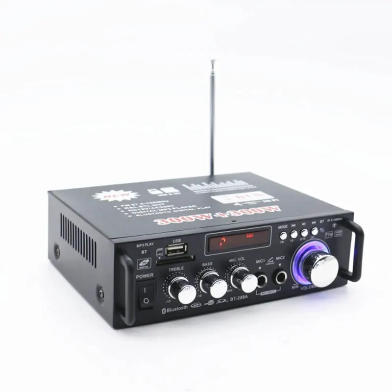 Home Amplifiers Audio 600w Bluetooth-compatible Subwoofer Theater Sound System Amplifier Mini Amplifier Professional RC Control