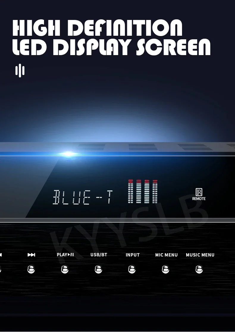KYYSLB 900W 5.1 Bluetooth Sound Amplifier for Speakers Audio HIFI Karaoke Fever Digital Home Theater System Amplifiers