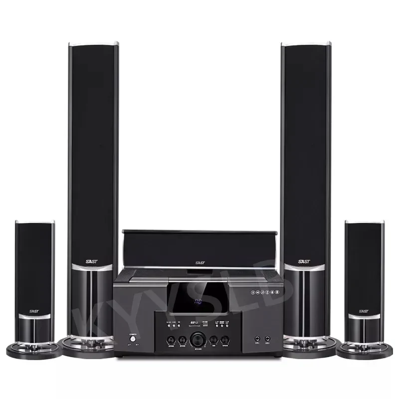 KYYSLB 5.1 Home Theater Sound System Audio Set Living Room Home Amplifier Speakers Audio 3d Surround TV K Song Speaker