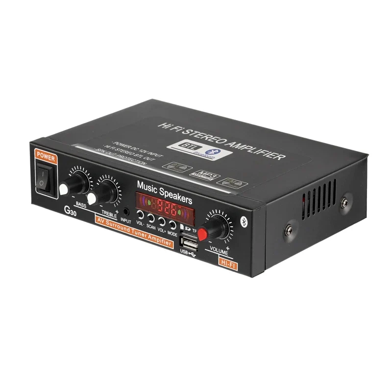 G30 G919H 1000W Home Power Amplifiers Audio Bluetooth Amplificador Subwoofer Speakers Theater Audio Sound System FM USB EU/US