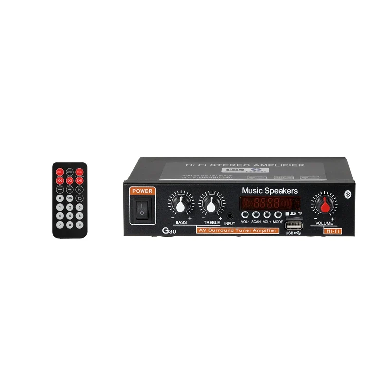 G30 G919H 1000W Home Power Amplifiers Audio Bluetooth Amplificador Subwoofer Speakers Theater Audio Sound System FM USB EU/US