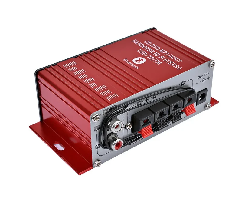Mini HIFI Stereo Digital Amplifier Channel 2.0 Bluetooth 5.0 FM USB Home Theater Sound System G8 Power Amp Remote Control