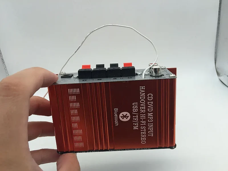 Mini HIFI Stereo Digital Amplifier Channel 2.0 Bluetooth 5.0 FM USB Home Theater Sound System G8 Power Amp Remote Control