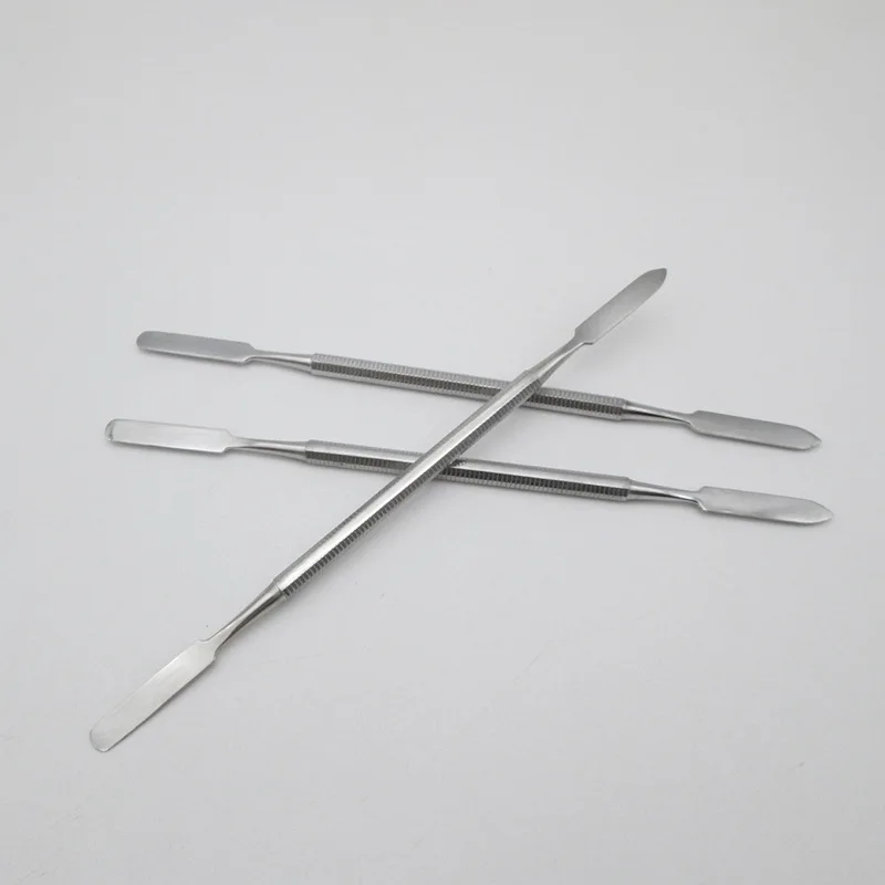3pcs Stainless Steel Mixing Spatula Tool Spatuler Rod Dental Nail Art Makeup Foundation Eyeshadow Mixing Stick Color Tools