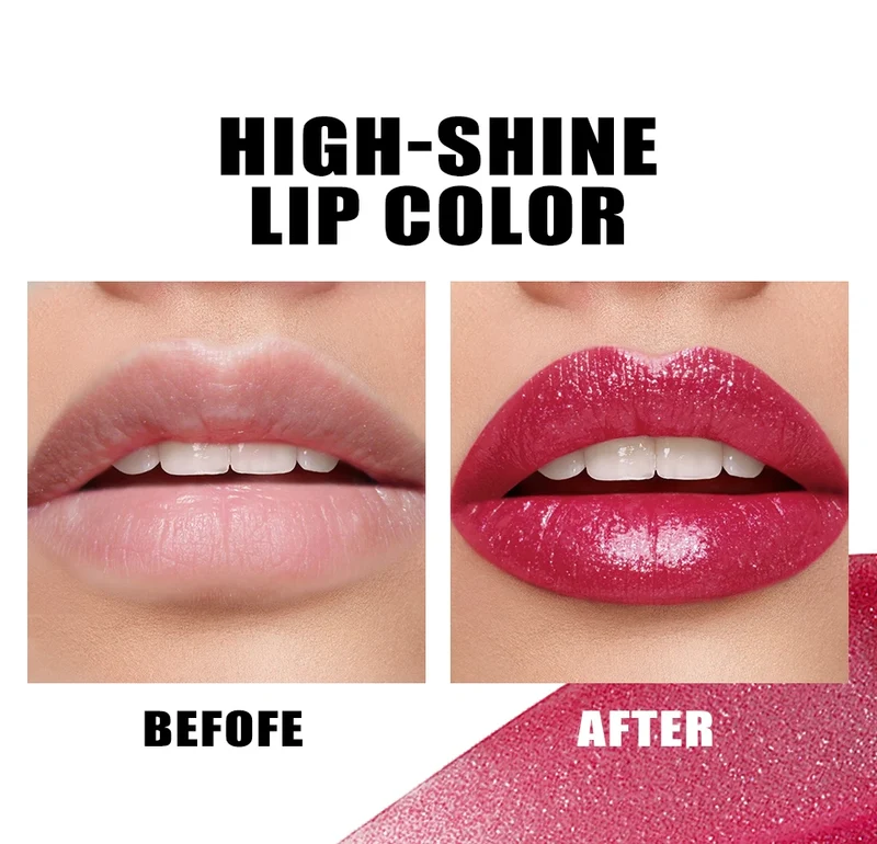 Diamond Pearlescent Lipstick Waterproof Long Lasting Non-stick Cup Matte Velvet Shiny Lipsticks Red Sexy Lips Makeup Cosmetics