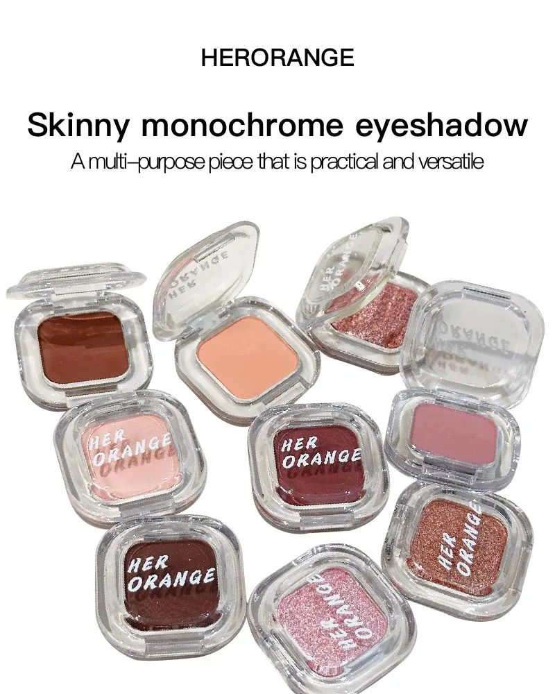 Red Brown Eyeshadow Palette Multifunctional Makeup Palette Silky Matte Coral Red Eyeliner Silkworm Lower Shadow Eyeliner Makeup