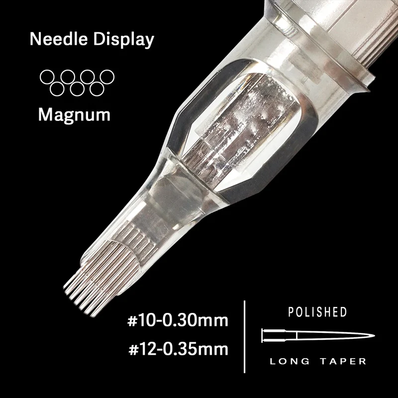 20pcs Mixed EZ Revolution Cartridge Tattoo Needles Disposable Needles RL RS RM Magnum for Tattoo Machine Pen Permanent Makeup