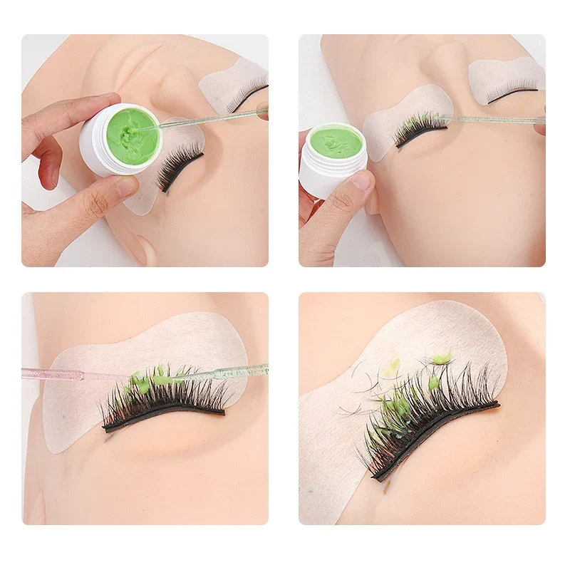 200 Pcs Eyelash Extension Makeup Set Special Eyelash Removal Micro Brush Lipline Brush for Women Lash Make Up Tool