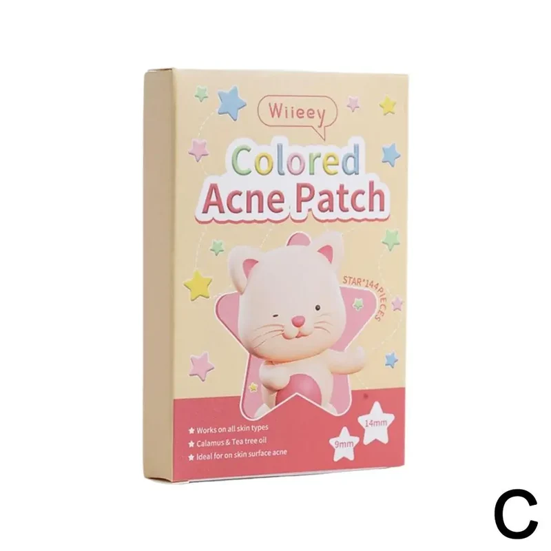144Pcs/Set Star Pimple Patch Acne Colorful Invisible Acne Removal Skin Care Stickers Concealer Face Spot Beauty Makeup Tools