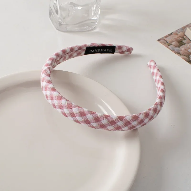Thin Sponge Hairband 2024 Spring Summer Women's Girls Elegant Head Band Makeup Face Wash Hair Hoop Fashion Hair Accessories
