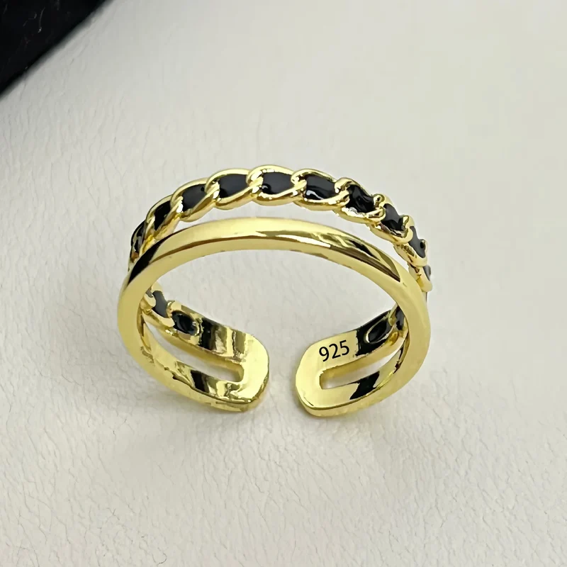 VENTFILLE 925 Sterling Silve Love Heart Ring for Women Girl Gift Line Pearl Korean Sweet Jewelry Birthday Gift Dropshipping