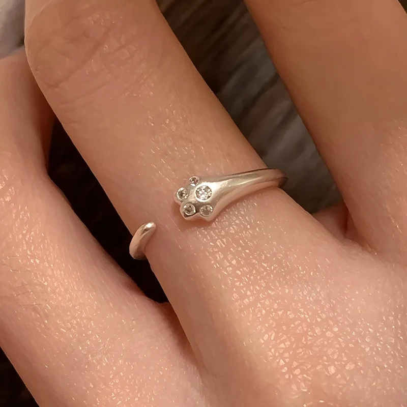 VENTFILLE 925 Sterling Silve Love Heart Ring for Women Girl Gift Line Pearl Korean Sweet Jewelry Birthday Gift Dropshipping
