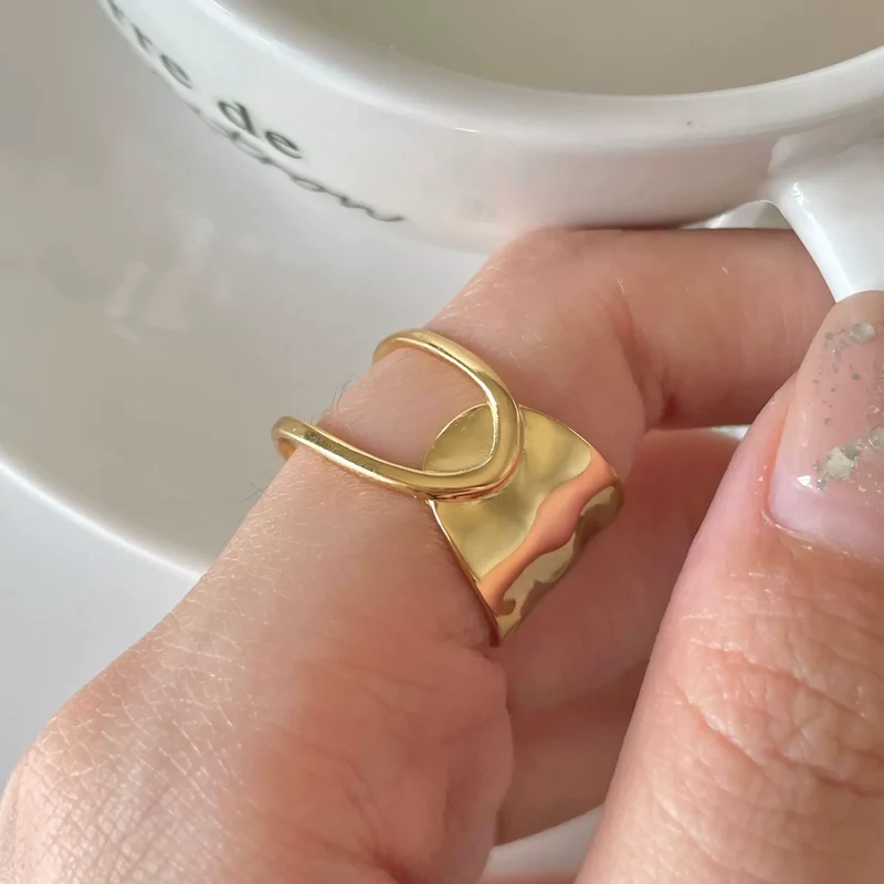 VENTFILLE 925 Sterling Silve Love Heart Ring for Women Girl Gift Line Pearl Korean Sweet Jewelry Birthday Gift Dropshipping