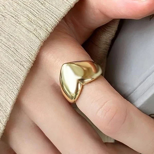 VENTFILLE 925 Sterling Silve Love Heart Ring for Women Girl Gift Line Pearl Korean Sweet Jewelry Birthday Gift Dropshipping