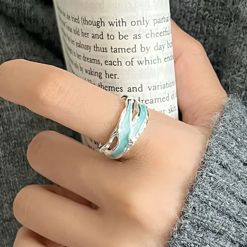 VENTFILLE 925 Sterling Silve Love Heart Ring for Women Girl Gift Line Pearl Korean Sweet Jewelry Birthday Gift Dropshipping