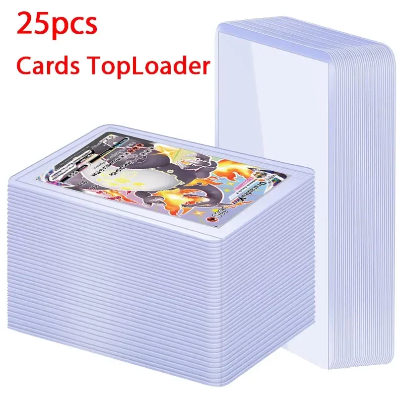 Card Sleeves Holder Game Cards PVC Hard Plastic Toy Top For Protectors Trading Storage Gift 3 x 4inches