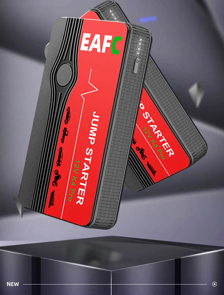 EAFC Car Jump Starter Power Bank Car Battery Starter 600A12V Auto Starting Device with LED Light For Auto Battery Booster Buster