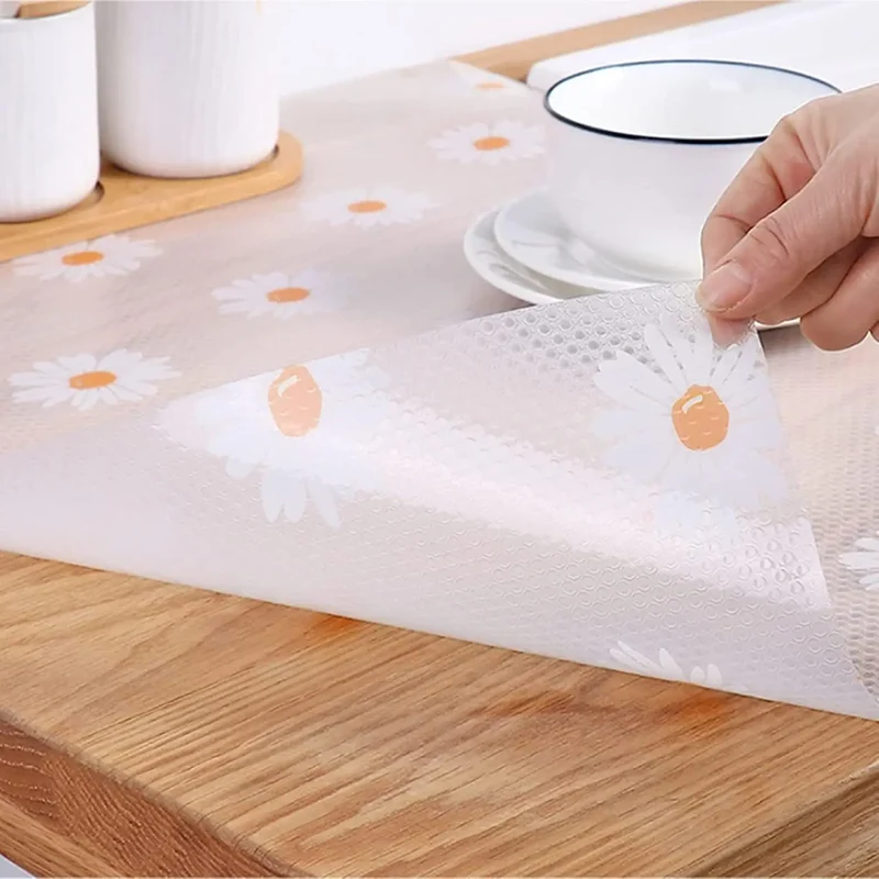 30/100cm Drawer Mat Shelf Cover Liners Non Slip Waterproof Closet Placemat Table Pad Cabinet Oil-proof Liners Non-Adhesiv