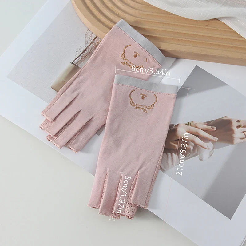 1 Pair Anti UV Nail Gloves UV Gel Shield Glove Fingerless Manicure Nail Art Tools LED Lamp Nails Dryer Radiation Hand nail tools