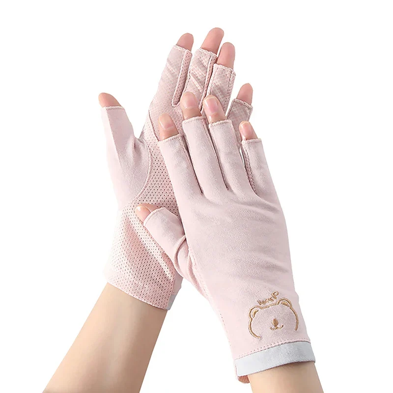 1 Pair Anti UV Nail Gloves UV Gel Shield Glove Fingerless Manicure Nail Art Tools LED Lamp Nails Dryer Radiation Hand nail tools