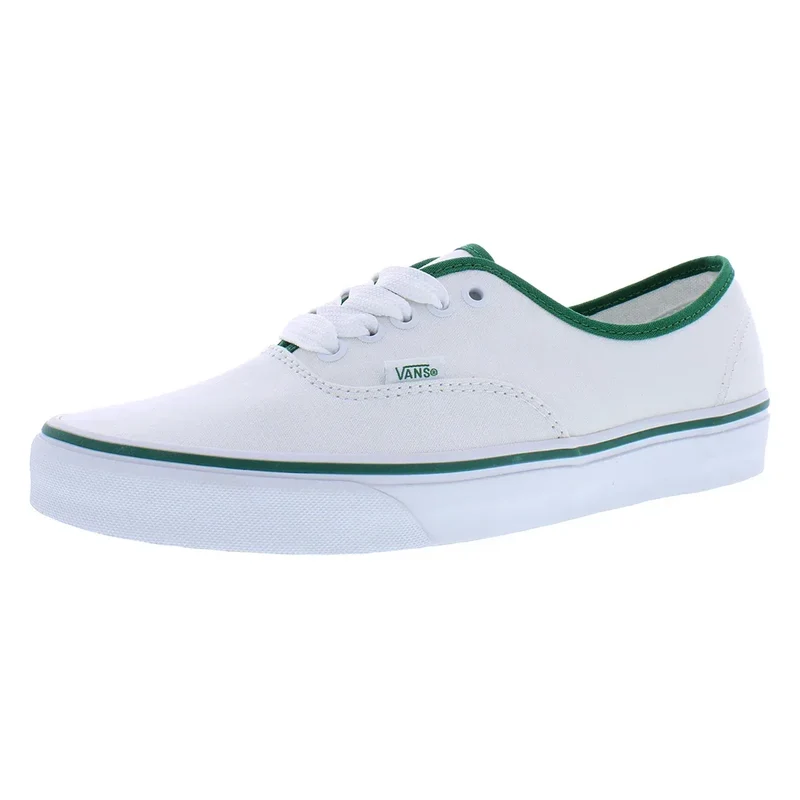 Vans Authentic Unisex Shoes Color: Pop White/Green 100% Authentic